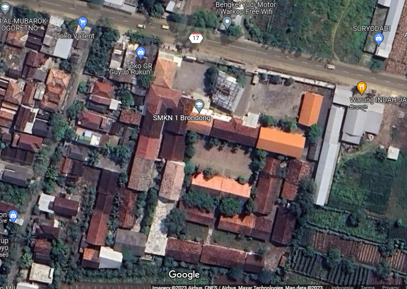 Peta SMKN 1 Brondong